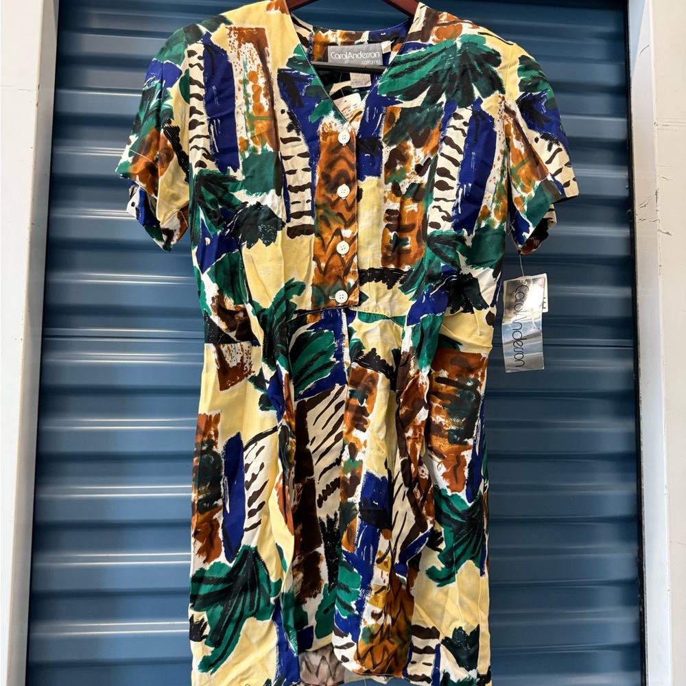 Carol Anderson vintage American Multicolor Printed Dress